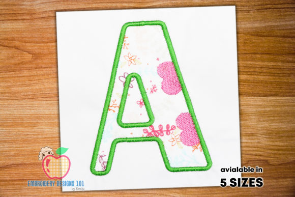Applique Love Letter A: A Tender Touch for Handmade Gifts