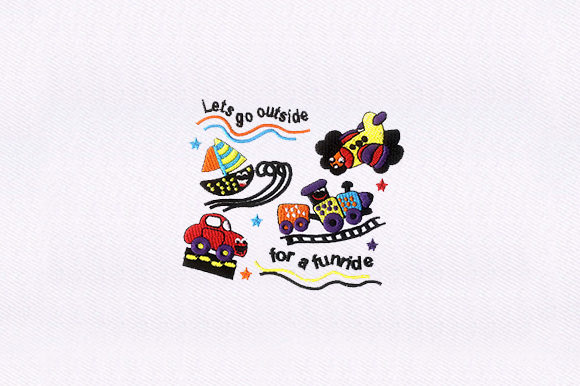 Children Funride: A Charming Embroidery Design for Meaningful Gifts