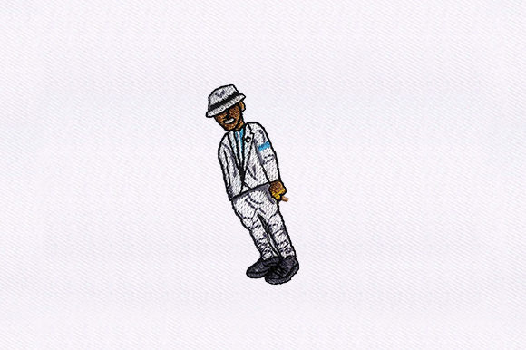 Leaning Man: A Dance-Inspired Embroidery Design That Leans Into Character