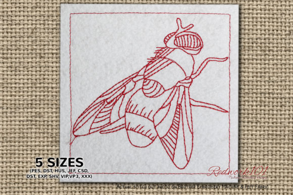 Macro Housfly: A Boutique Sweatshirt Embroidery Review