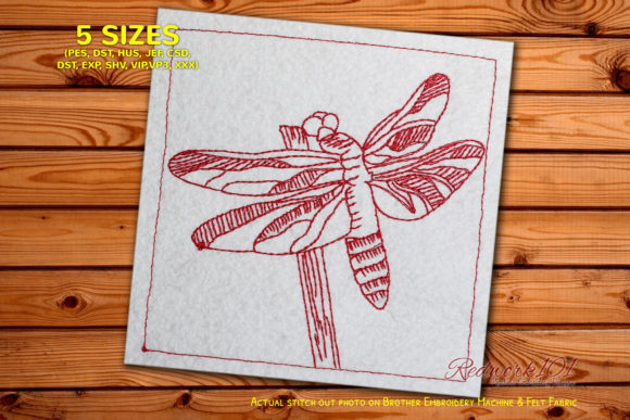 Pterygota Redwork: A Seasonal Bug Design Worth Stitching
